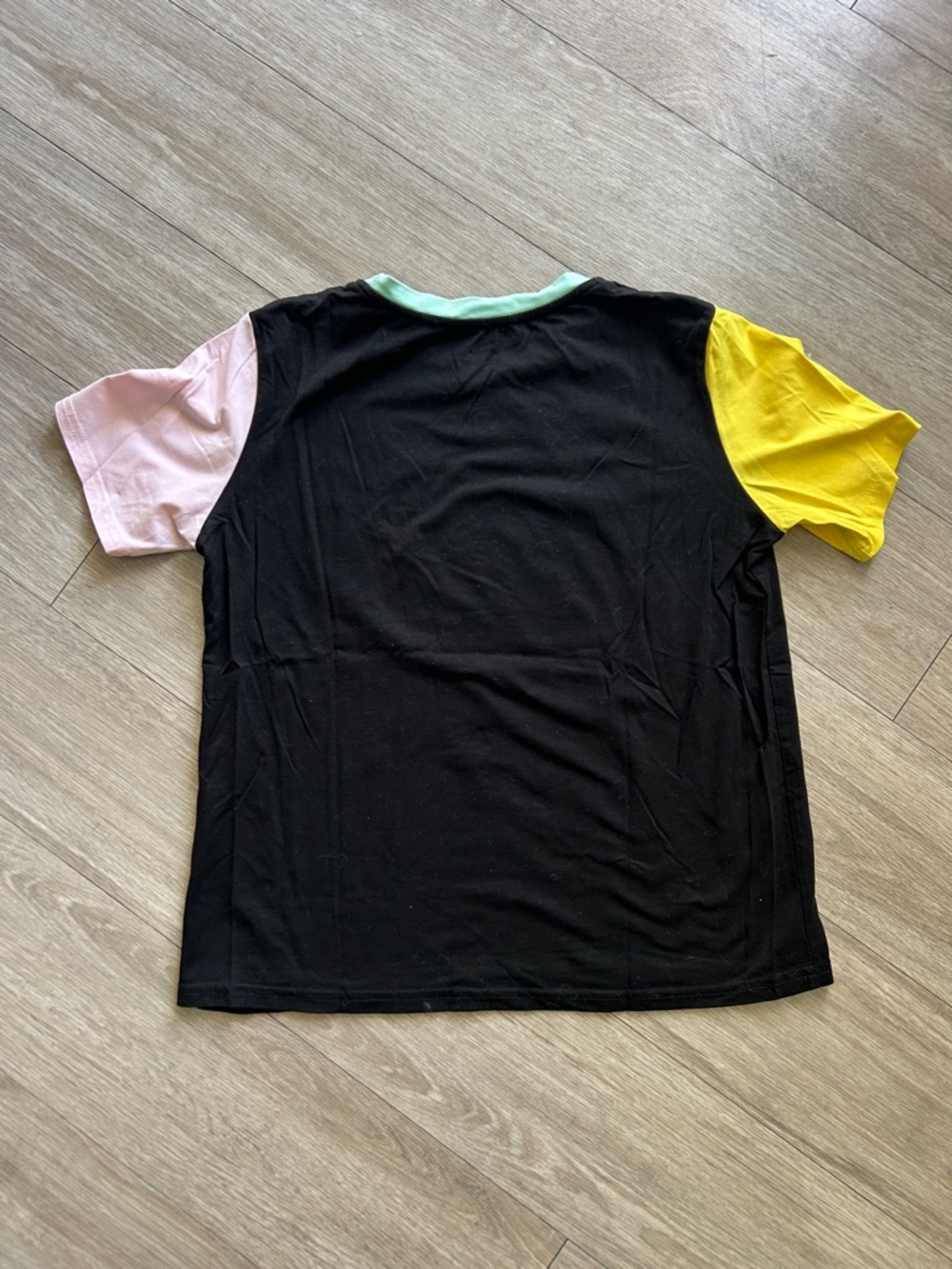 Color block Raglan Saturn T-Shirt - Picture 6 of 6